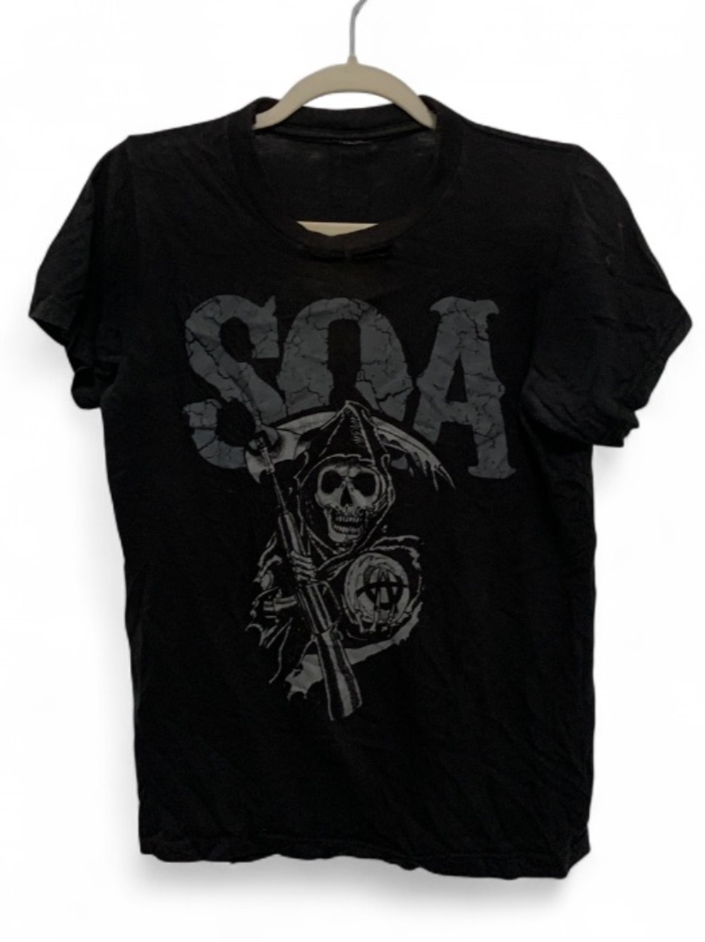 Sons of Anarchy Grim Reaper Black Short Sleeve Tee Shirt